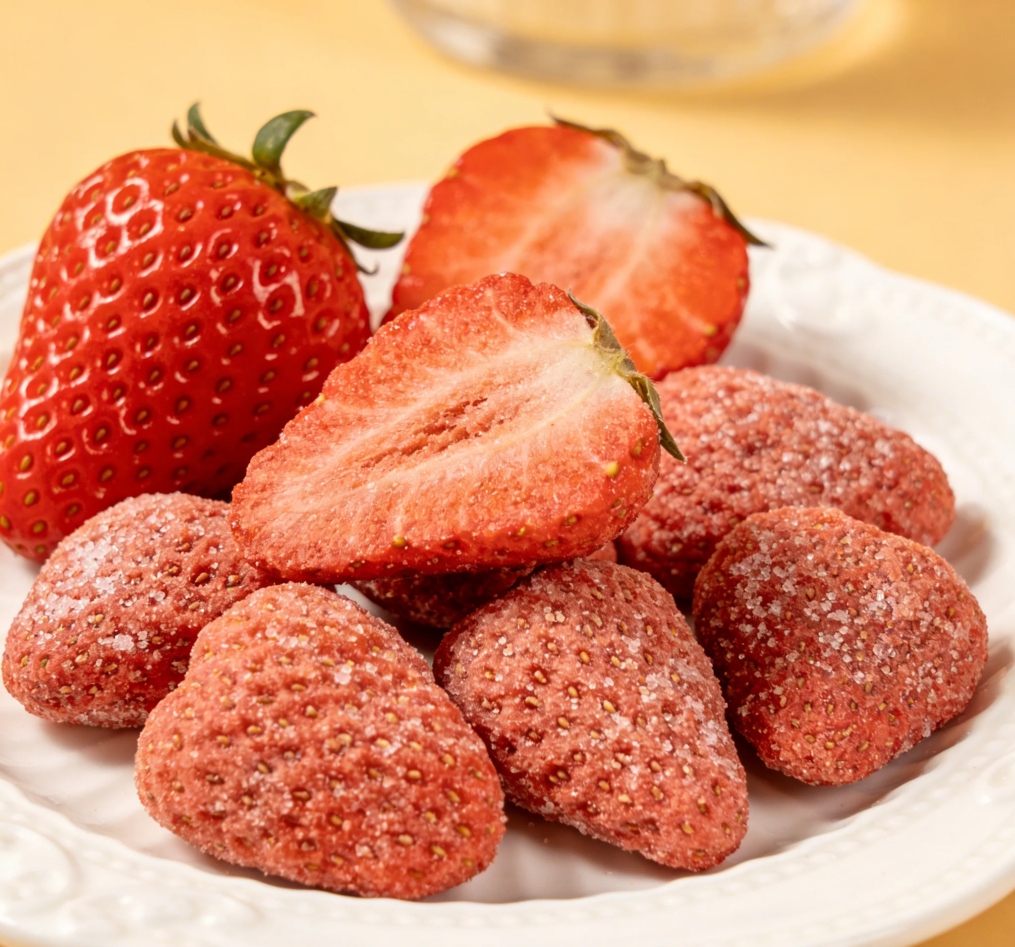 Freeze-dried Strawberry Slices