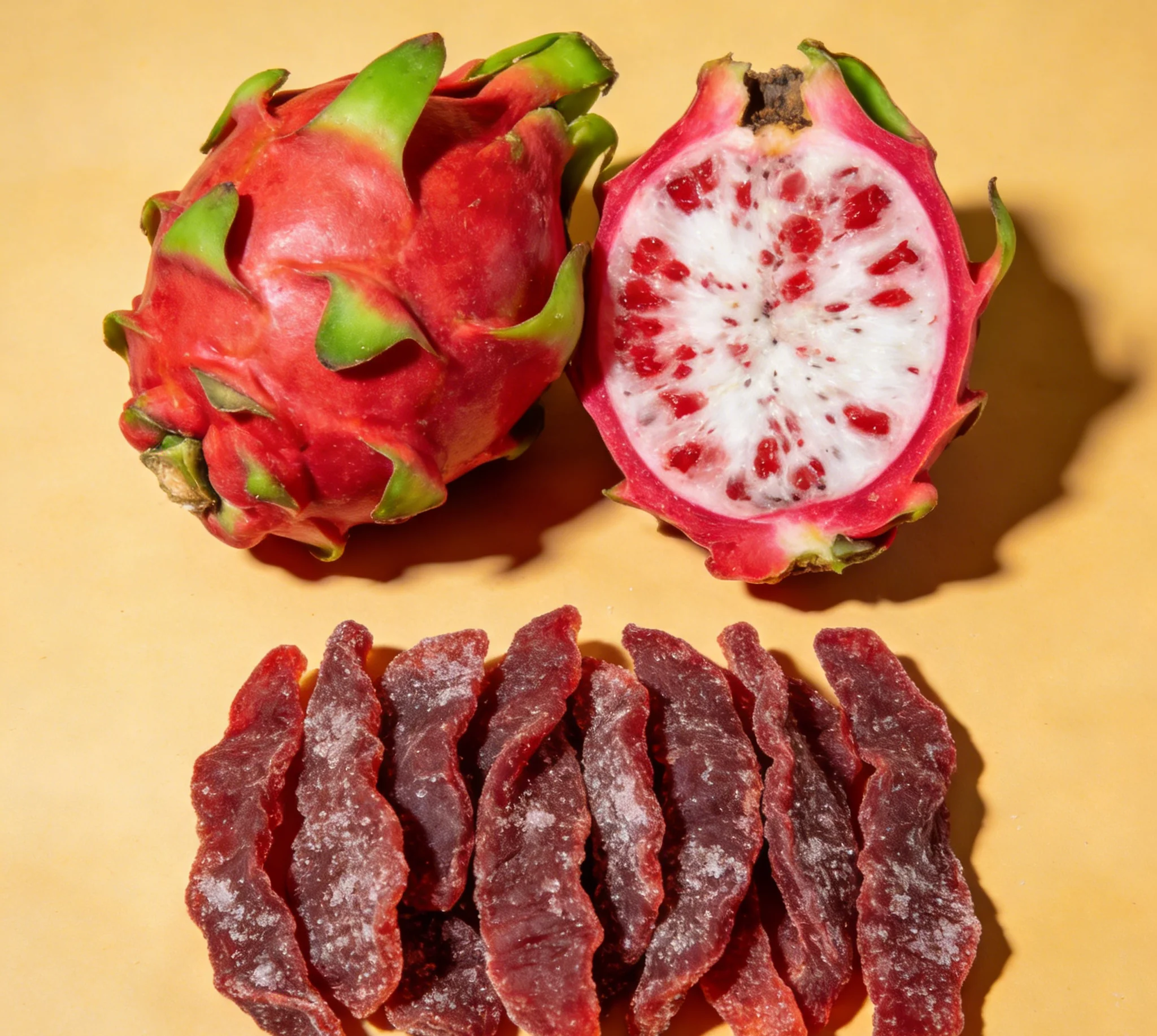 Freeze-dried Dragon Fruit Pieces