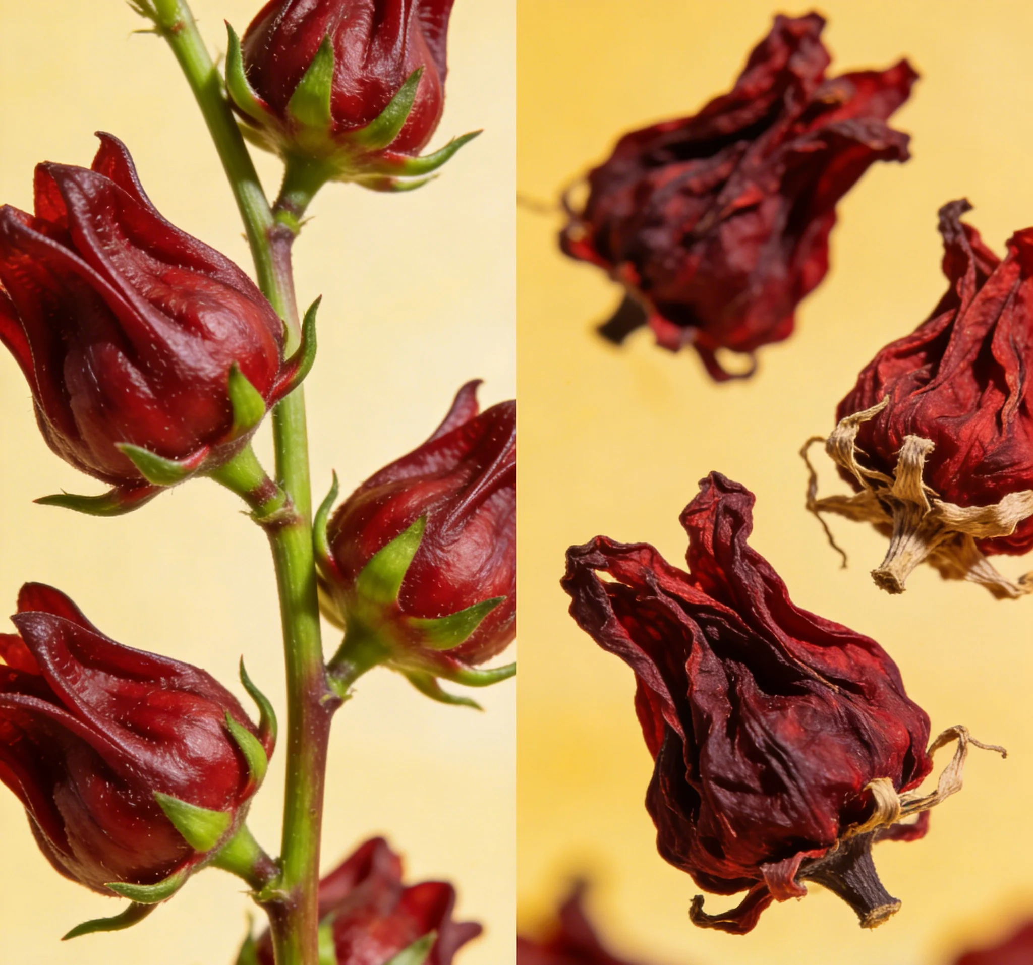 Freeze-dried Hibiscus Sabdariffa
