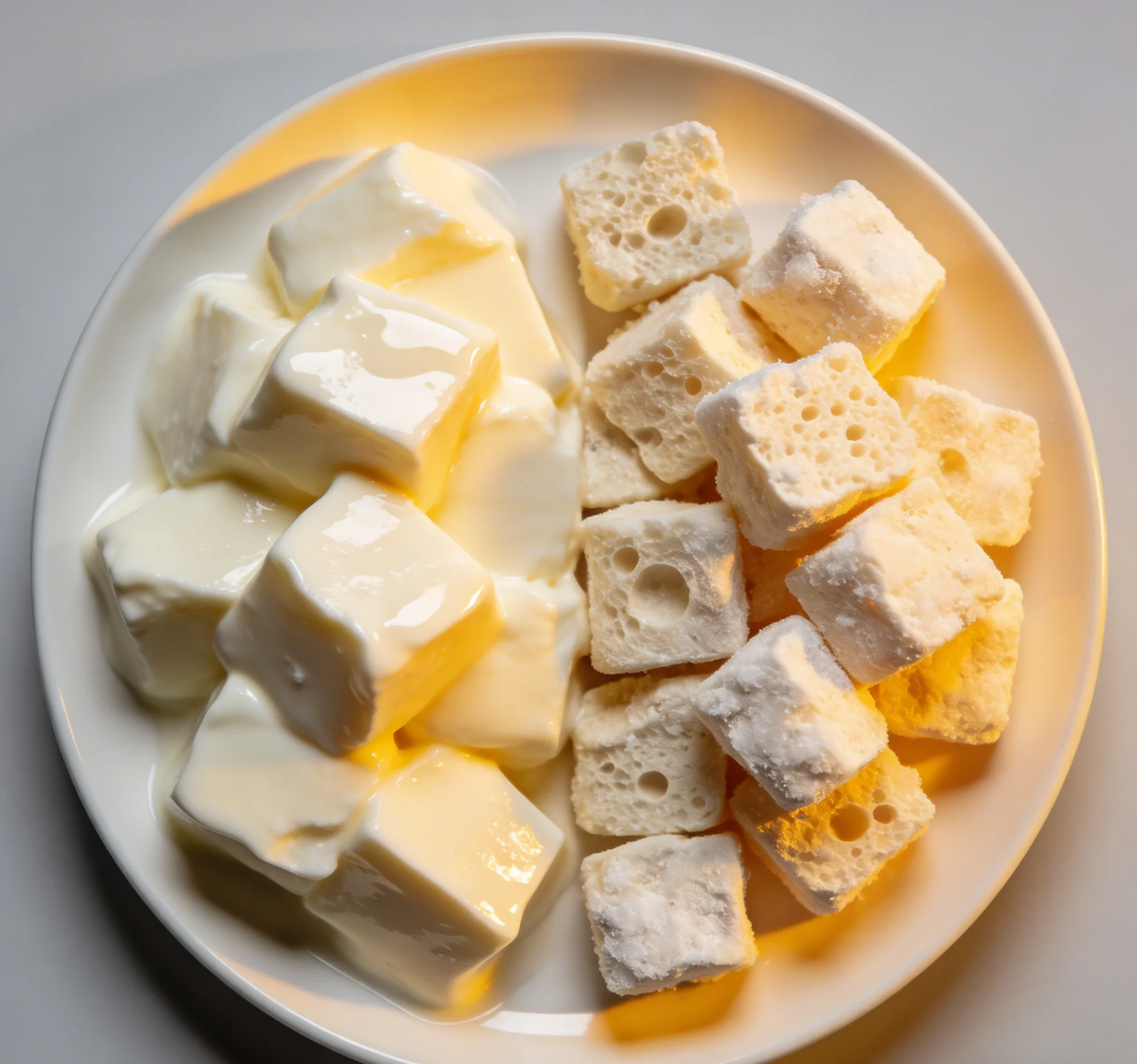 Freeze-dried Yogurt Cubes