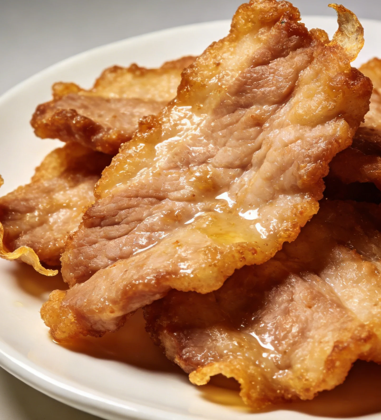 Fried Meat Slices