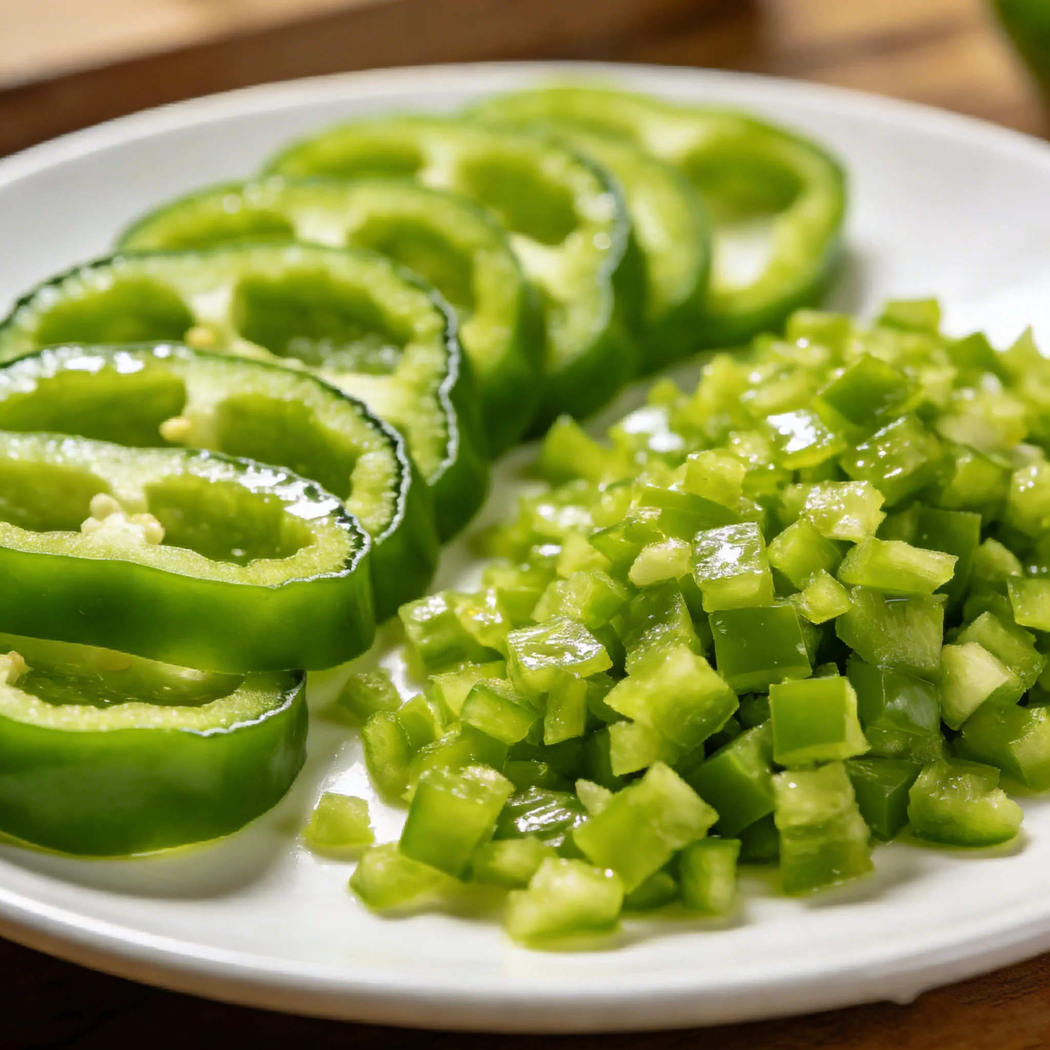 Green Pepper Shreds