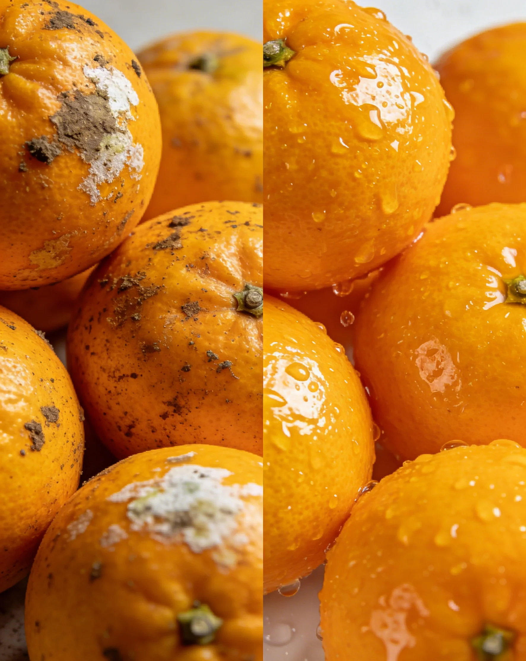 Citrus After Washing