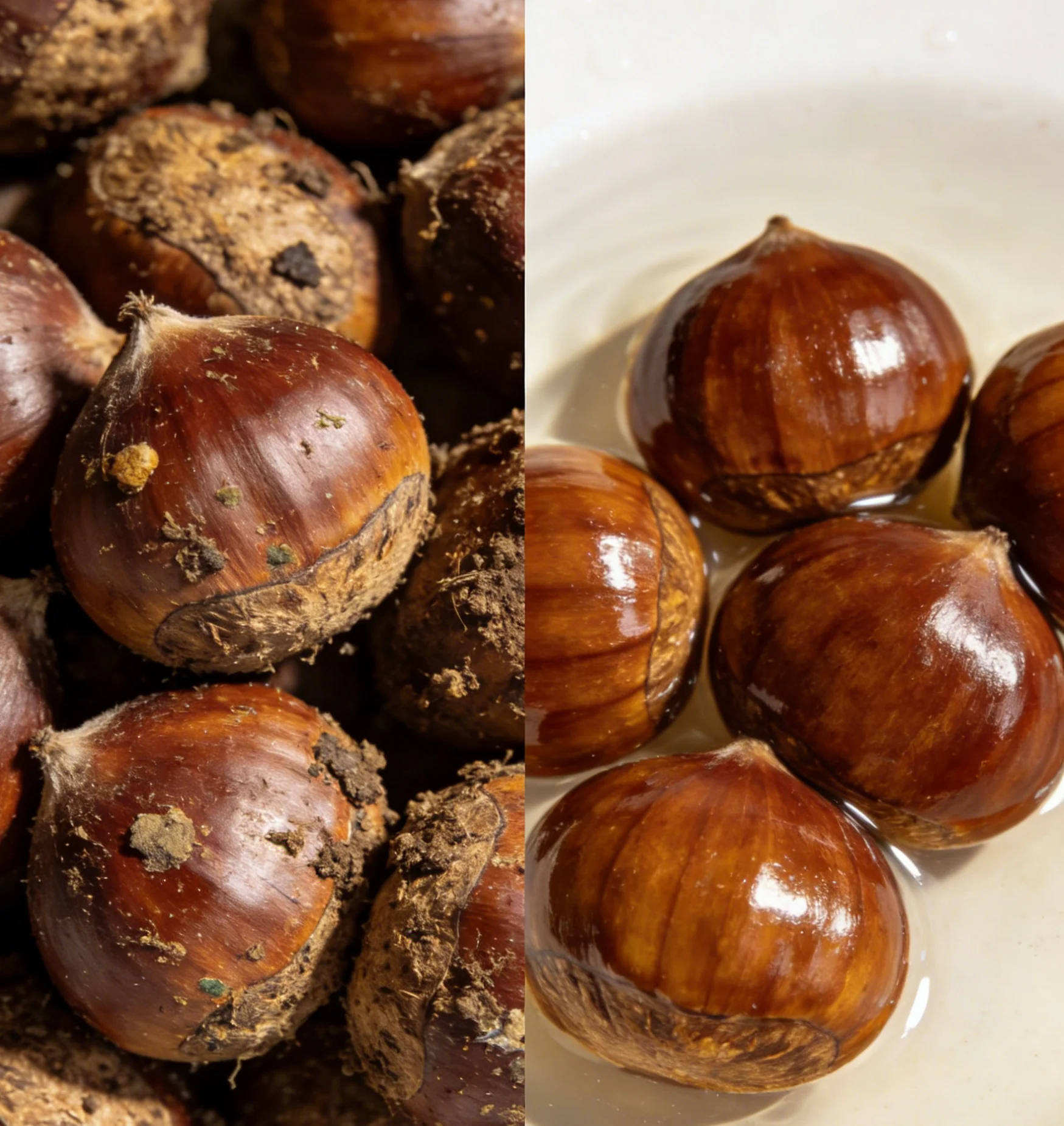Cleaned Chestnuts