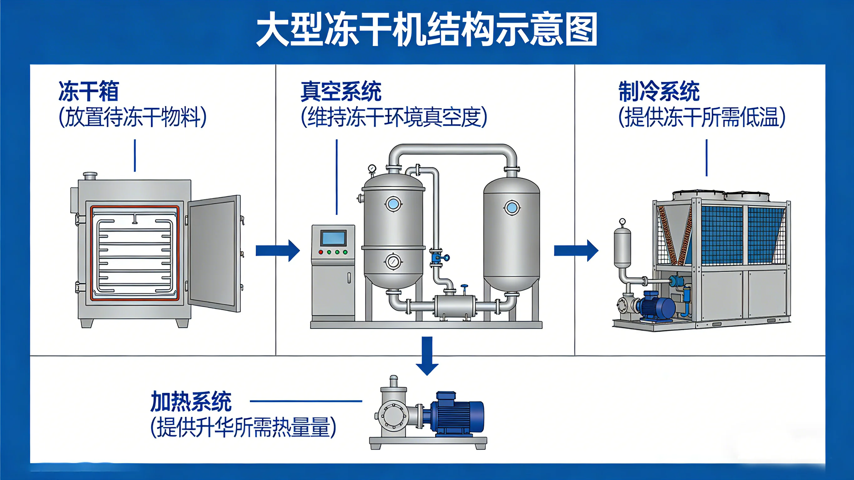 Fruit Freeze Dryer Structure Diagram